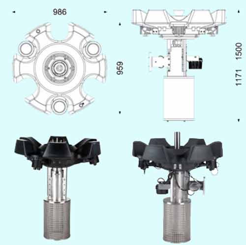 Система креплений насоса KP 150MK